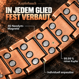 Kupferhauch Kupfer-Magnetarmband