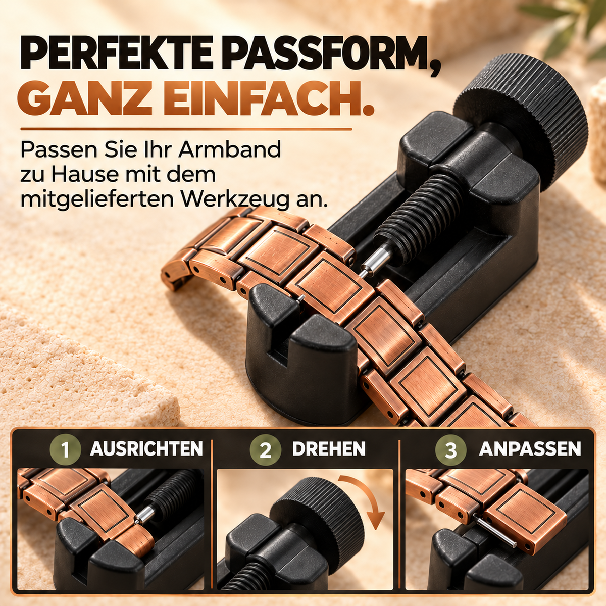 Werkzeug zur Größenanpassung